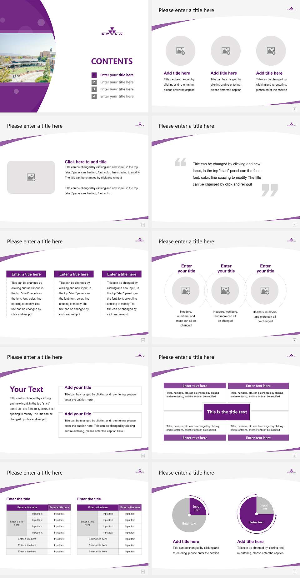 Doshisha Women’s College of Liberal Arts Course/Courseware Creation PPT Template4:3 ratio PPT effect preview image2