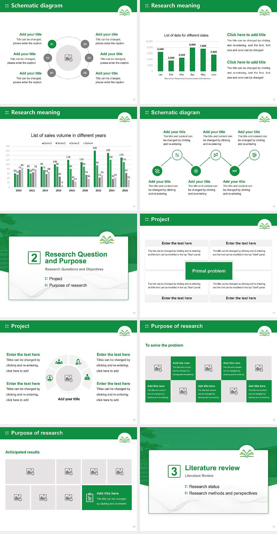 Akita University Graduation Thesis Defense PPT Template4:3 ratio PPT effect preview image3