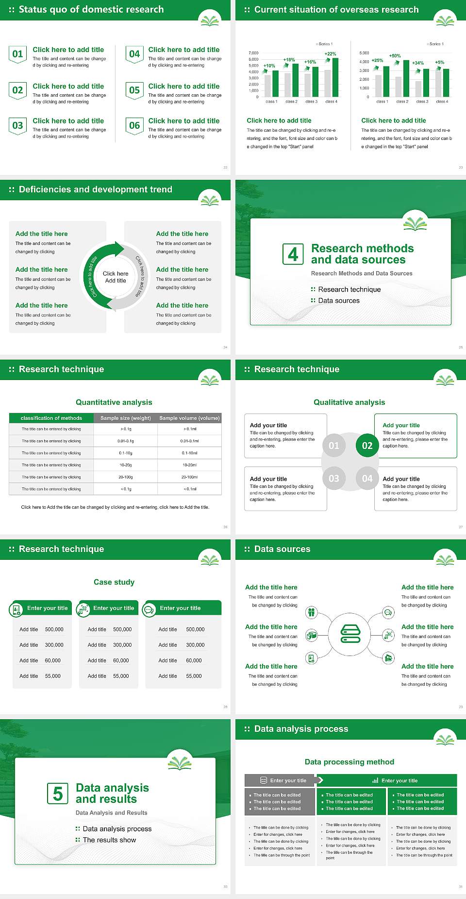 Akita University Graduation Thesis Defense PPT Template4:3 ratio PPT effect preview image4