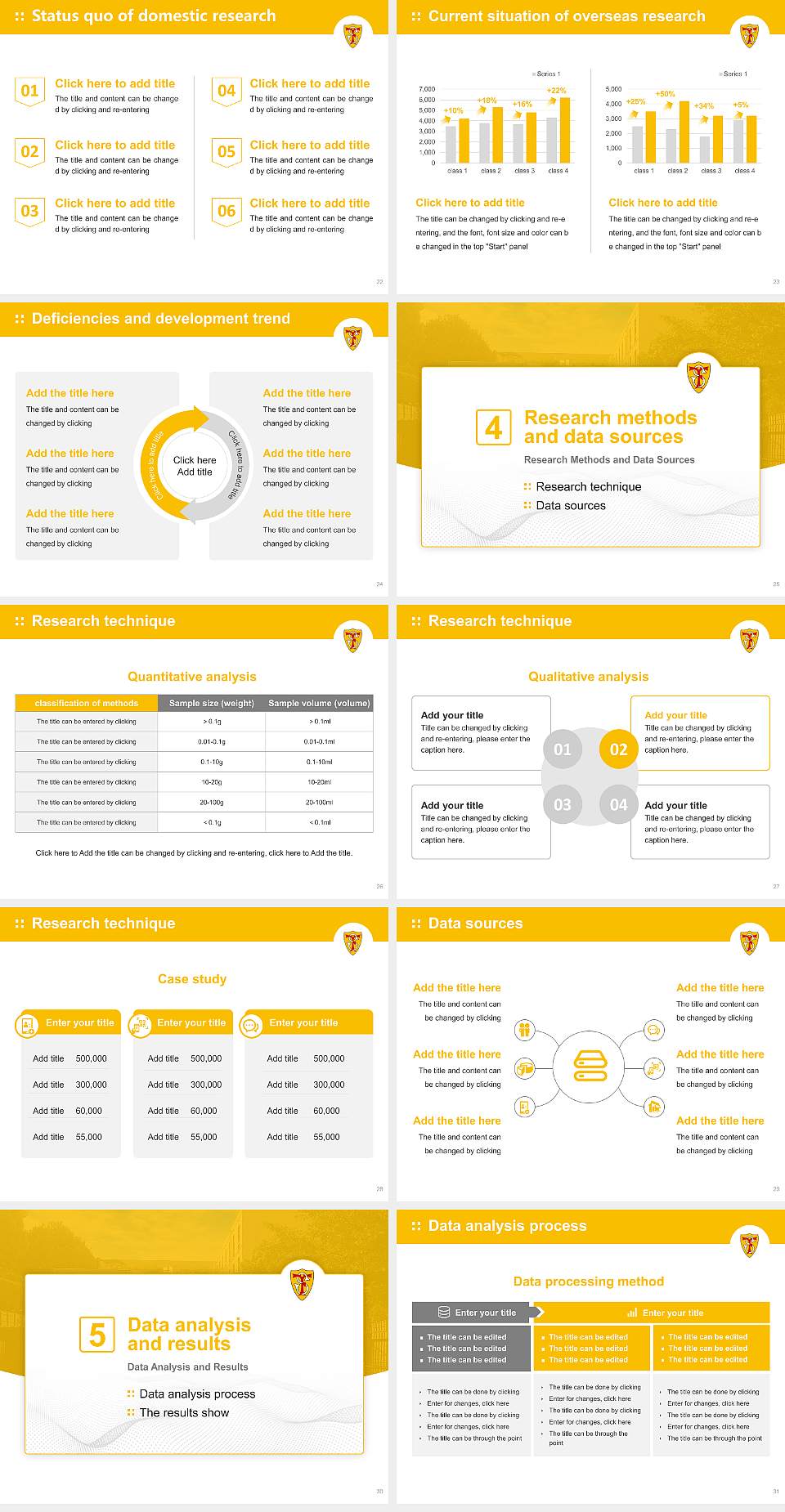Ferris University Graduation Thesis Defense PPT Template4:3 ratio PPT effect preview image4