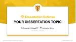 Ferris University Graduation Thesis Defense PPT Template
