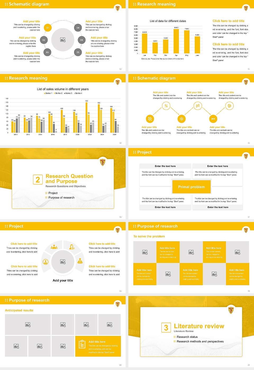 Ferris University Graduation Thesis Defense PPT Template16:9 ratio PPT effect preview image3