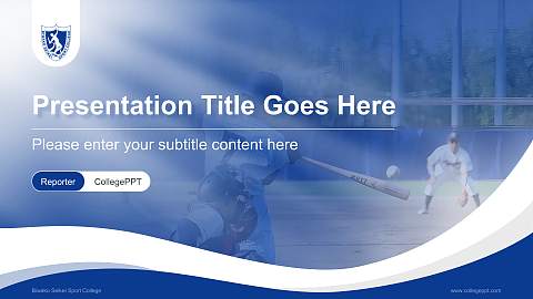 Biwako Seikei Sport College Lecture Sharing and Networking Event PPT Template