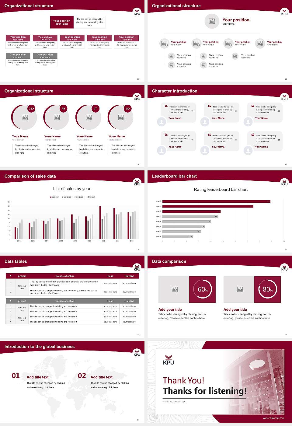 Kwantlen Polytechnic University Academic Presentation/Research Findings Report PPT Template16:9 ratio PPT effect preview image4