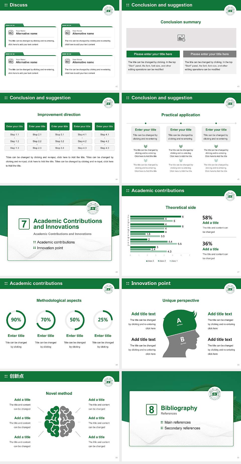 Christian College of Nursing Graduation Thesis Defense PPT Template4:3 ratio PPT effect preview image6