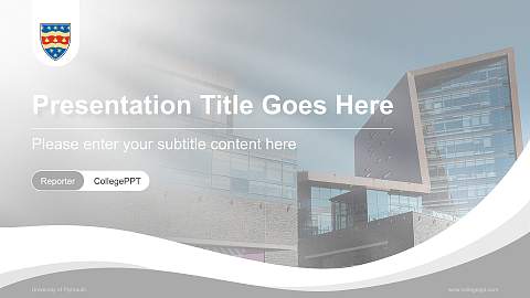 University of Plymouth Lecture Sharing and Networking Event PPT Template