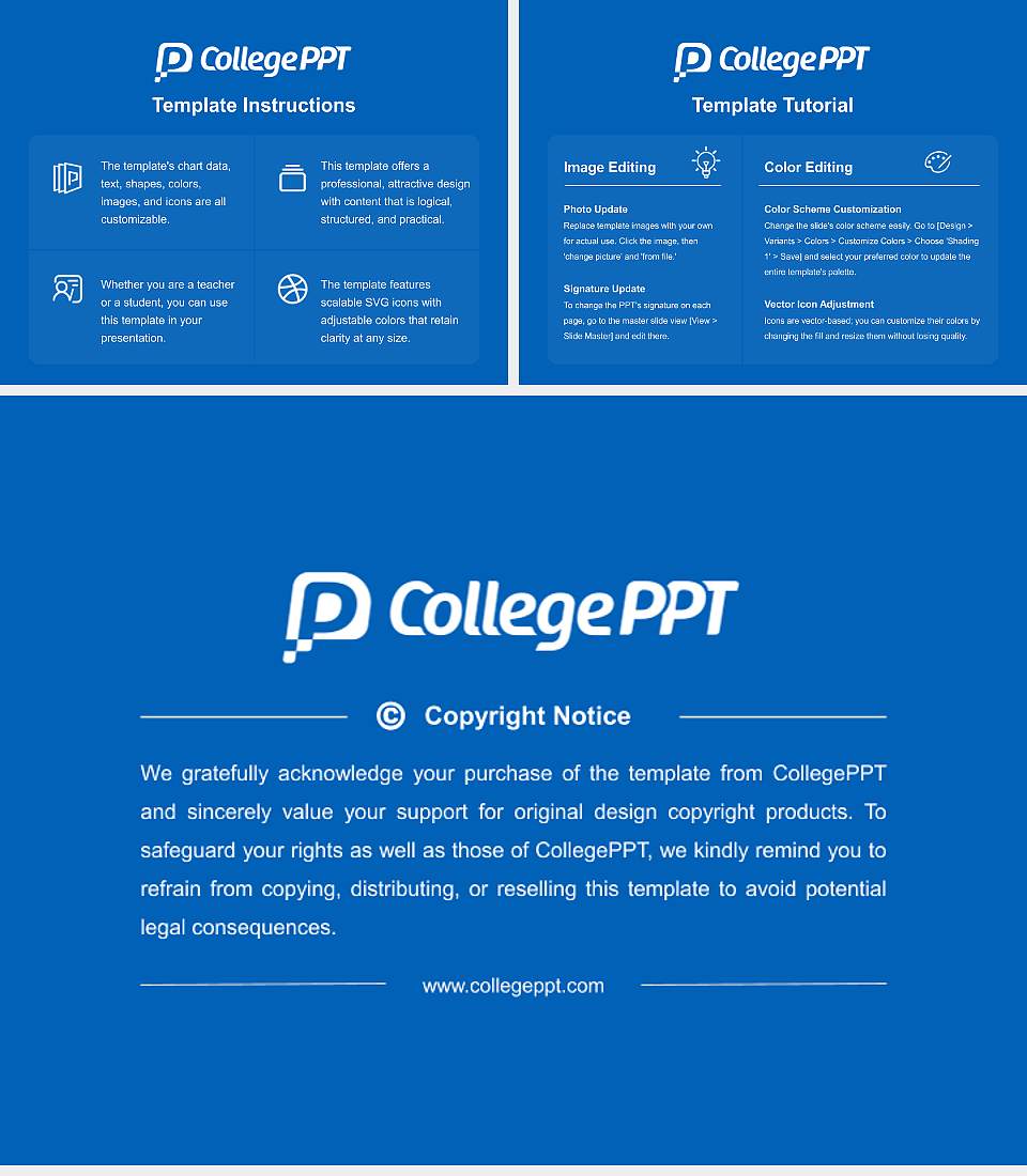 Aichi University of Education Course/Courseware Creation PPT Template4:3 ratio PPT effect preview image5