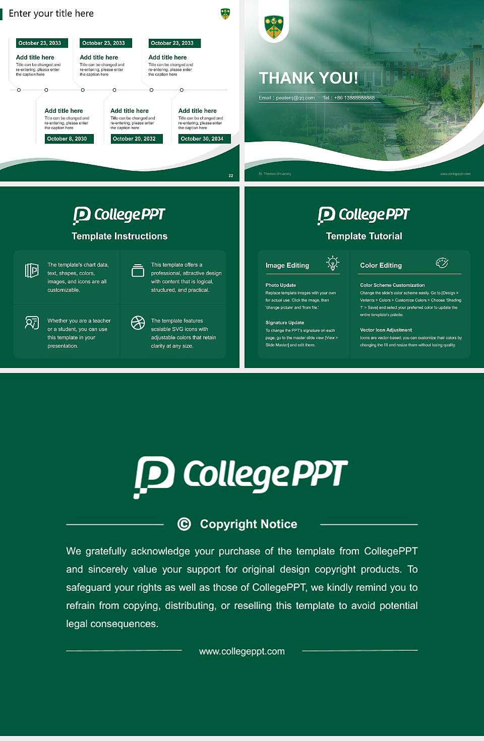 St. Thomas University Lecture Sharing and Networking Event PPT Template4:3 ratio PPT effect preview image4