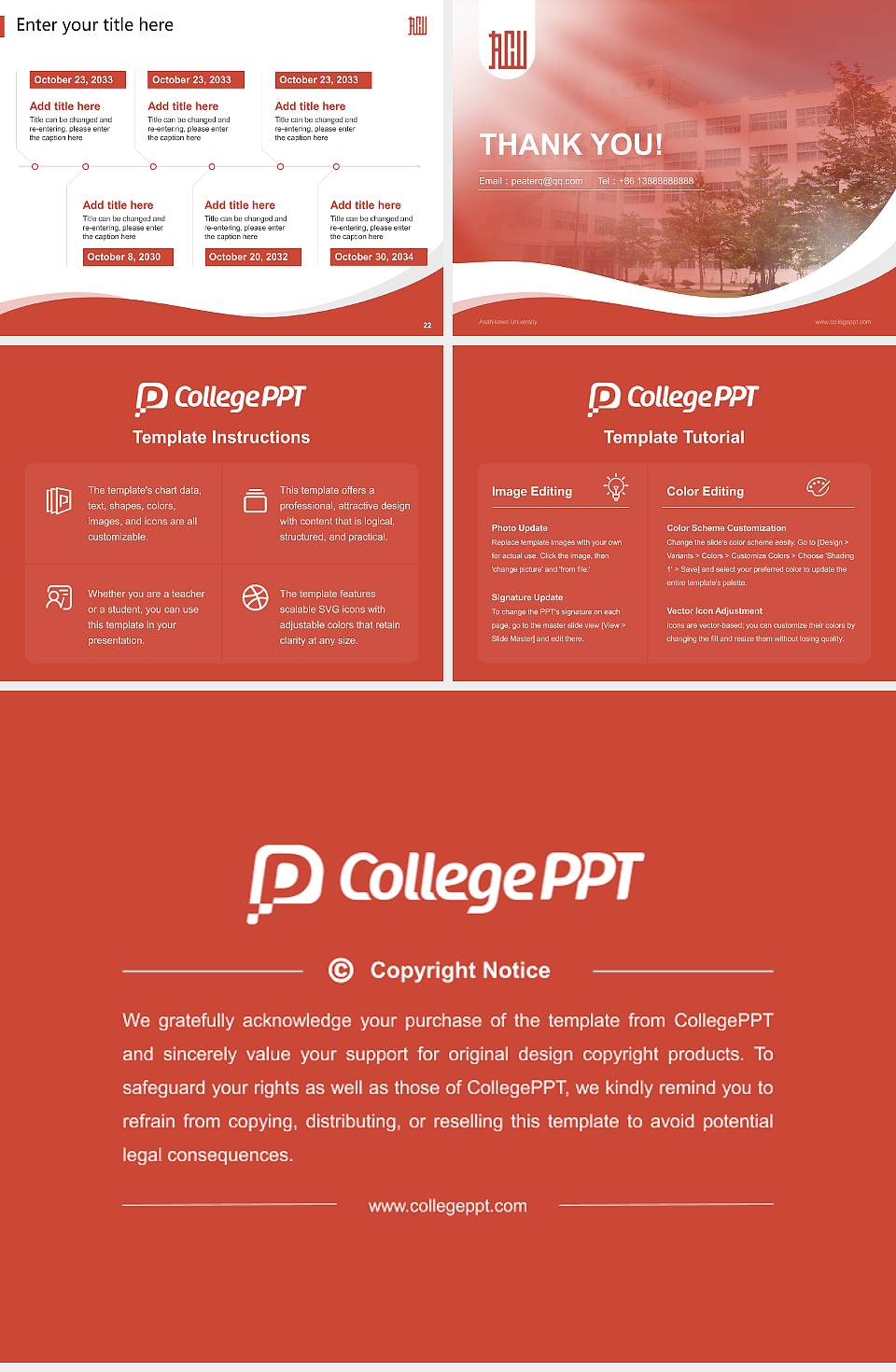 Asahikawa University Lecture Sharing and Networking Event PPT Template4:3 ratio PPT effect preview image4