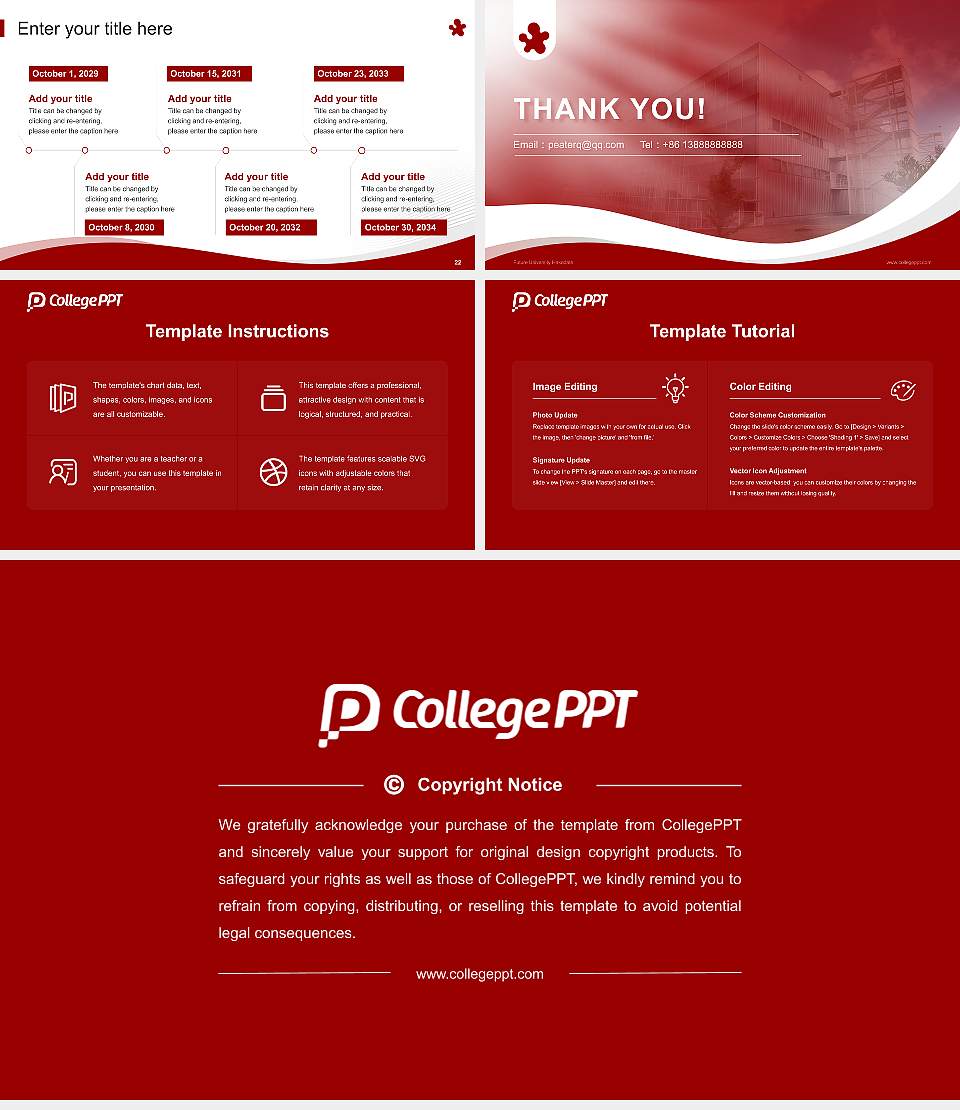 Future University Hakodate Lecture Sharing and Networking Event PPT Template16:9 ratio PPT effect preview image4