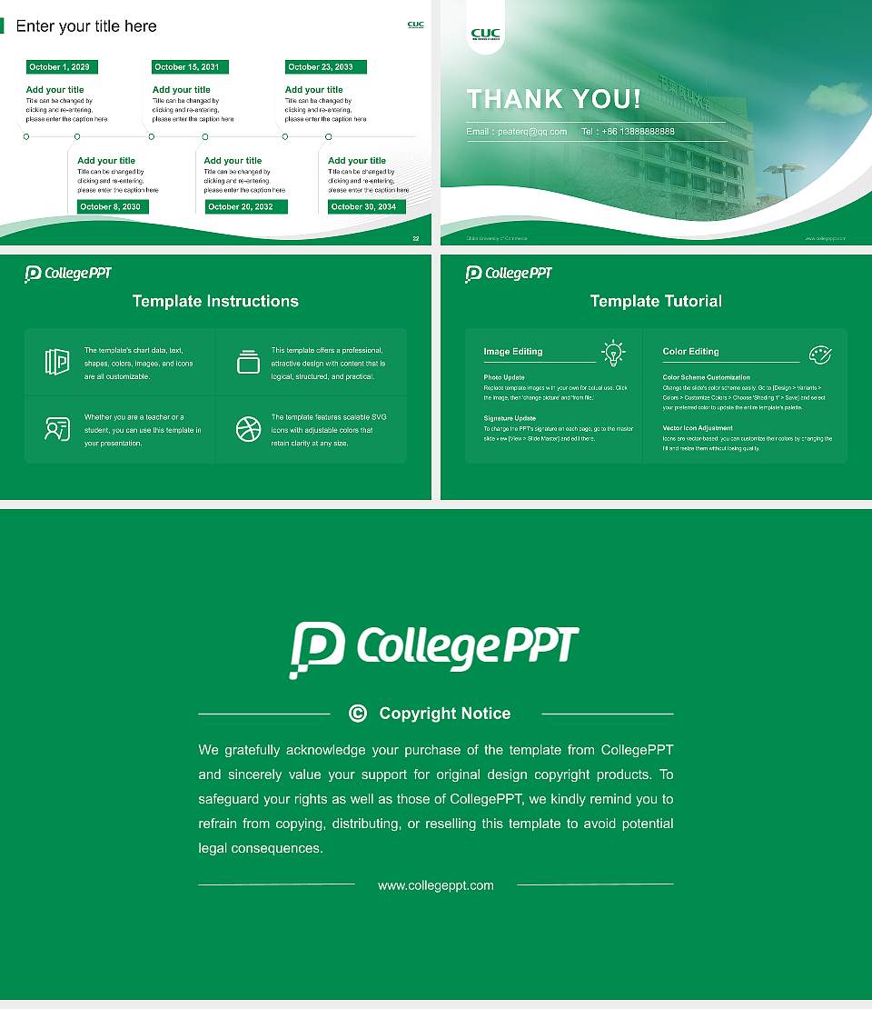 Chiba University of Commerce Lecture Sharing and Networking Event PPT Template16:9 ratio PPT effect preview image4