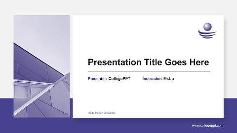 Fujita Health University General Purpose PPT Template