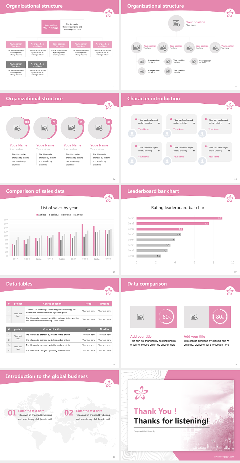 Fukuyama Heisei University Academic Presentation/Research Findings Report PPT Template_Slide preview image4