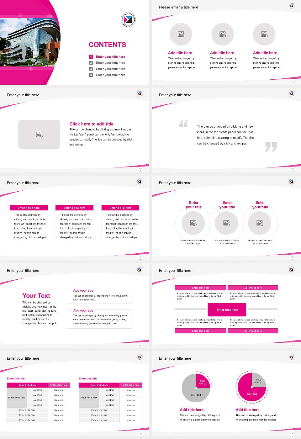 Yong-in Songdam College Course/Courseware Creation PPT Template16:9 ratio PPT effect preview image2