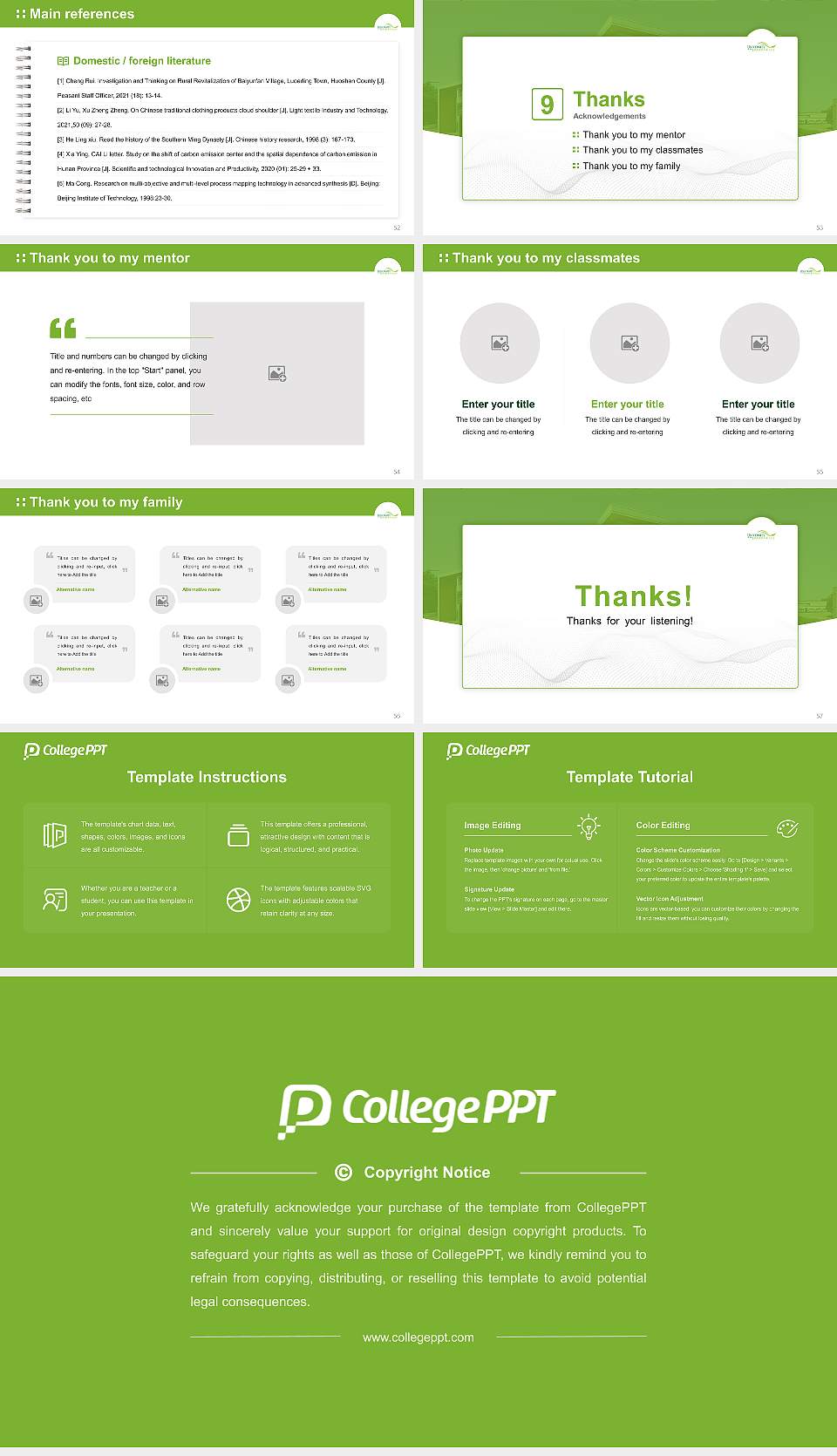 University of the Fraser Valley Graduation Thesis Defense PPT Template16:9 ratio PPT effect preview image7
