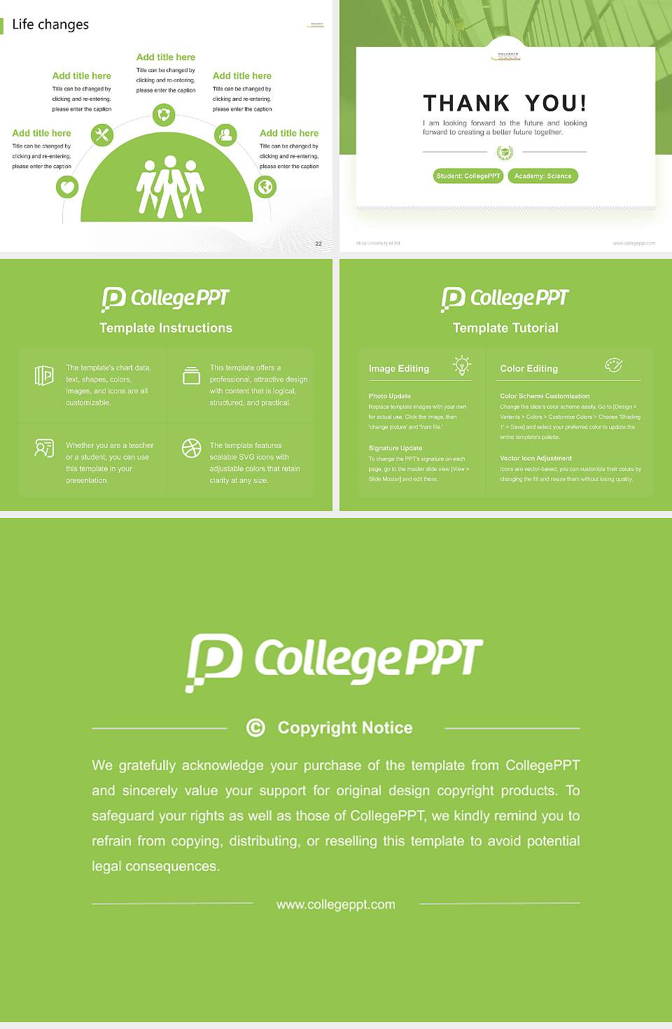 Akita University of Art National Scholarship Defense PPT Template4:3 ratio PPT effect preview image4