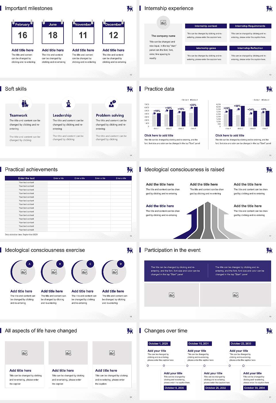 Birmingham City University National Scholarship Defense PPT Template16:9 ratio PPT effect preview image3