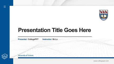 University of Victoria Thesis Proposal/Graduation Defense PPT Template