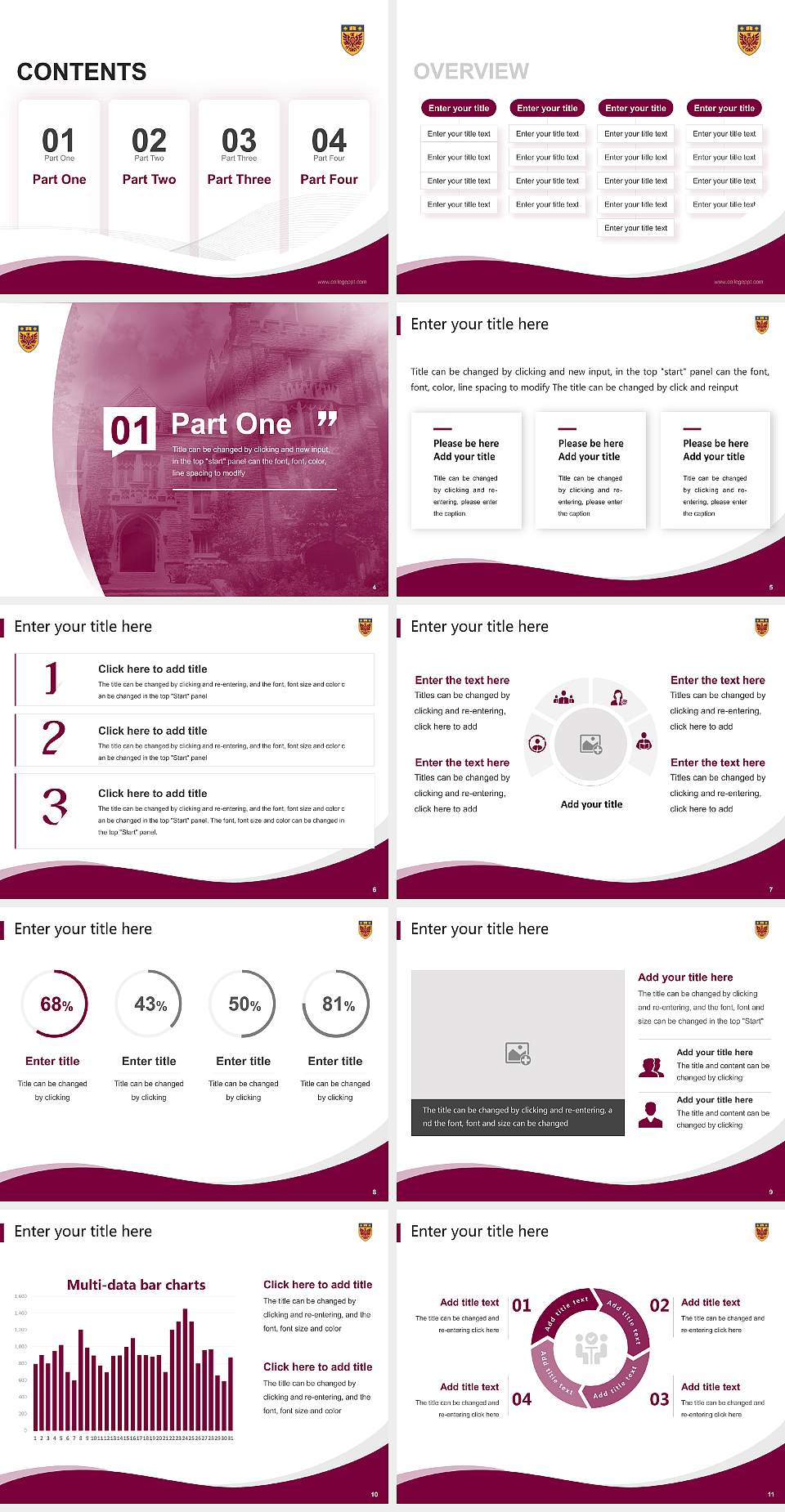 McMaster University Lecture Sharing and Networking Event PPT Template4:3 ratio PPT effect preview image2