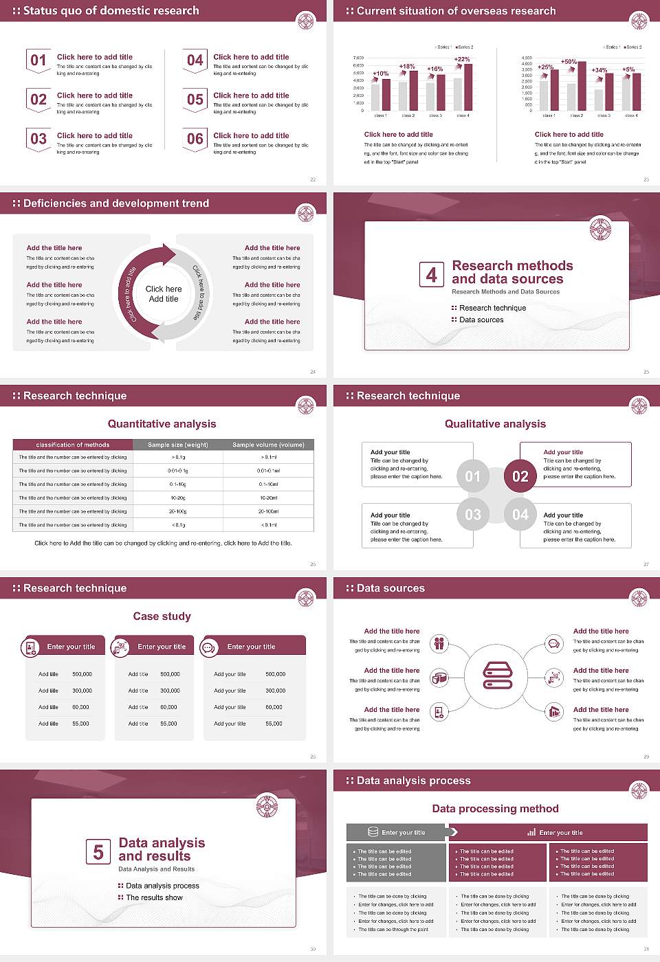 Baiko Gakuin University Graduation Thesis Defense PPT Template16:9 ratio PPT effect preview image4