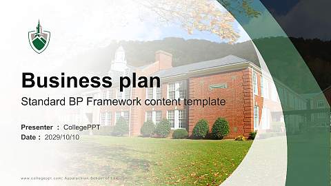 Appalachian School of Law Competition/Entrepreneurship Contest PPT Template