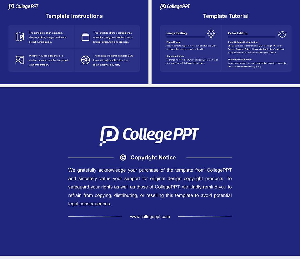 Aomori University of Health and Welfare Course/Courseware Creation PPT Template16:9 ratio PPT effect preview image5