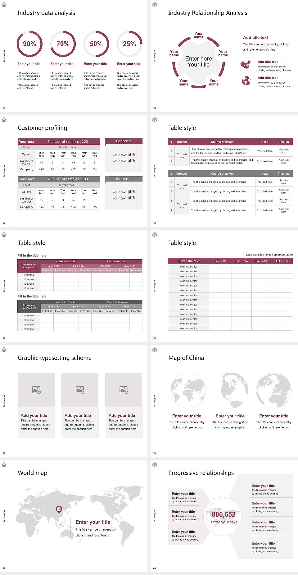 Baiko Gakuin University Competition/Entrepreneurship Contest PPT Template4:3 ratio PPT effect preview image5