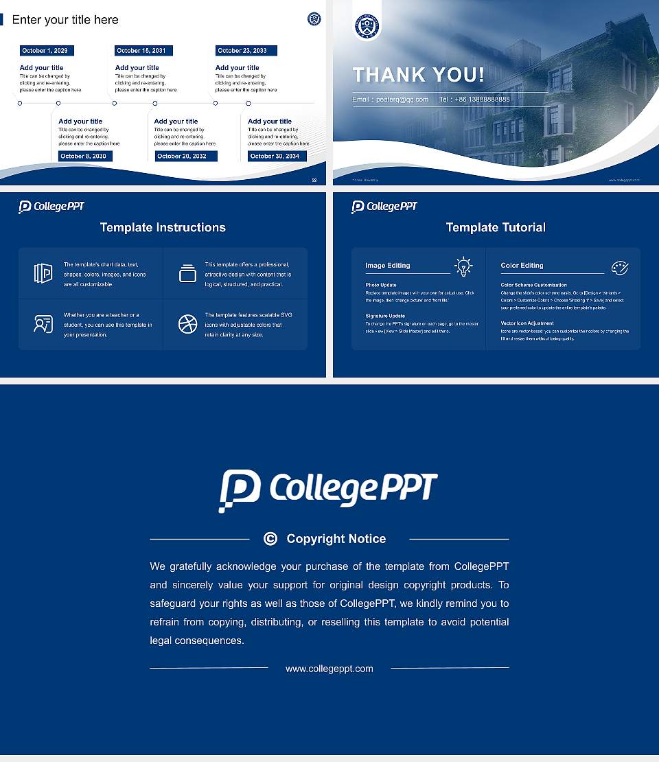 Yonsei University Lecture Sharing and Networking Event PPT Template16:9 ratio PPT effect preview image4