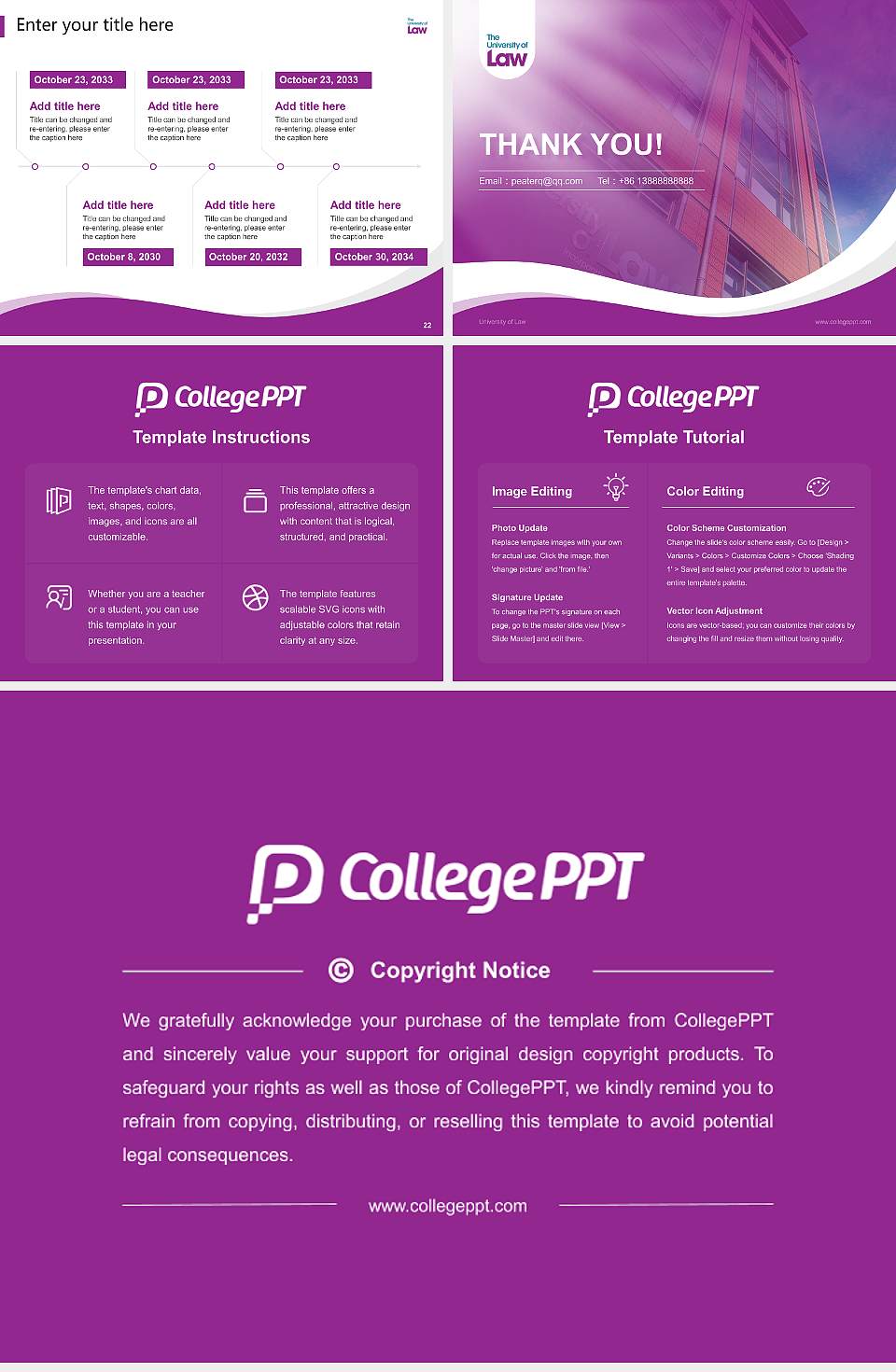 University of Law Lecture Sharing and Networking Event PPT Template4:3 ratio PPT effect preview image4