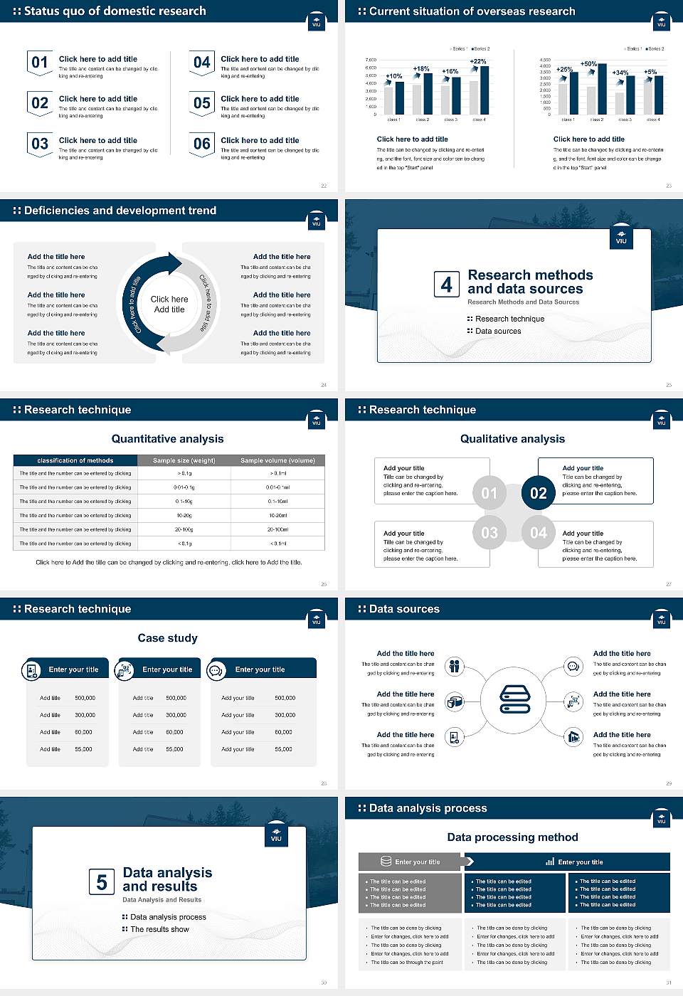 Vancouver Island University Graduation Thesis Defense PPT Template16:9 ratio PPT effect preview image4