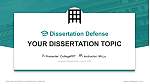 威斯敏斯特大学论文答辩PPT模板
