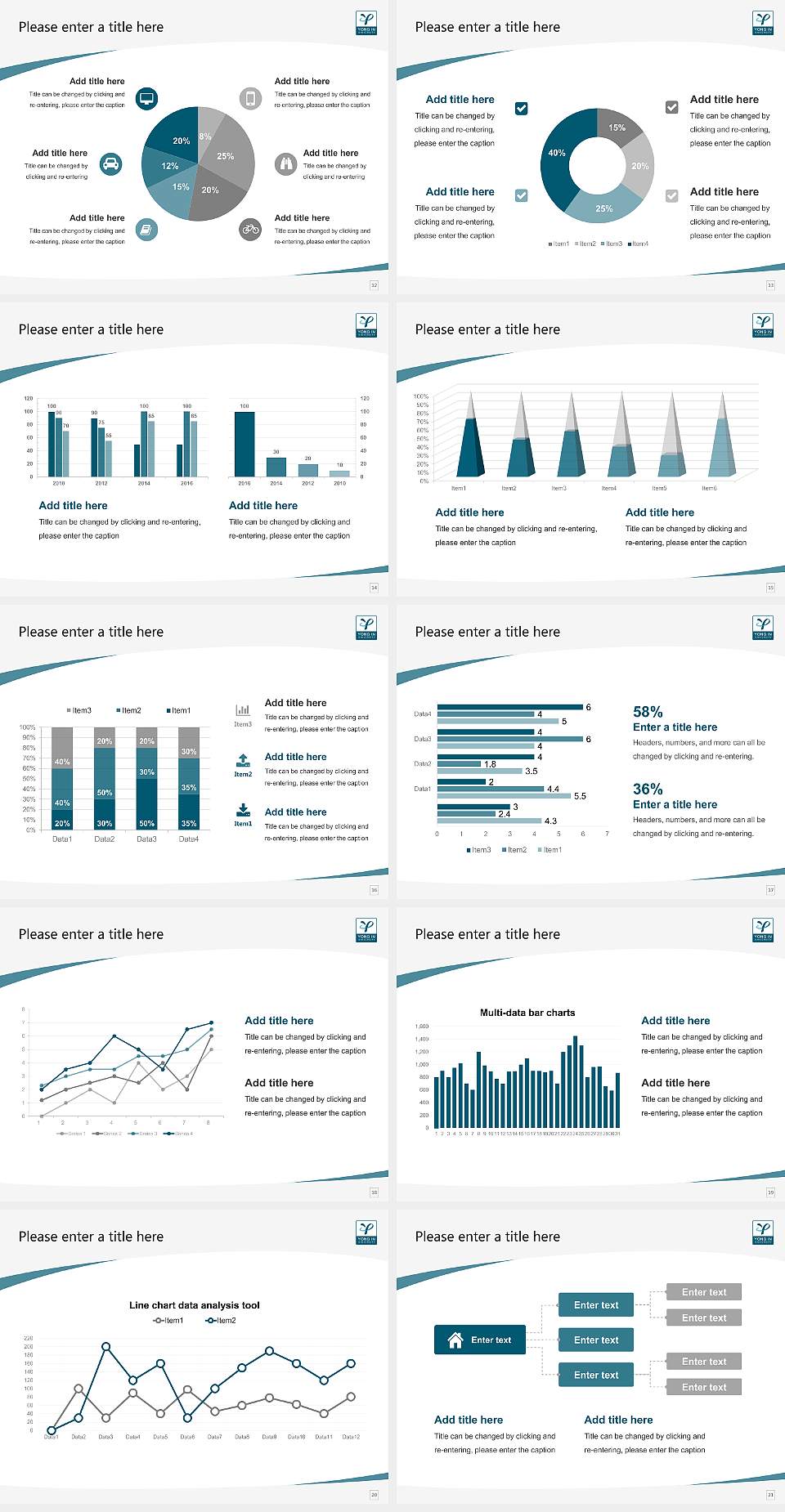 Yong-In University Course/Courseware Creation PPT Template4:3 ratio PPT effect preview image3