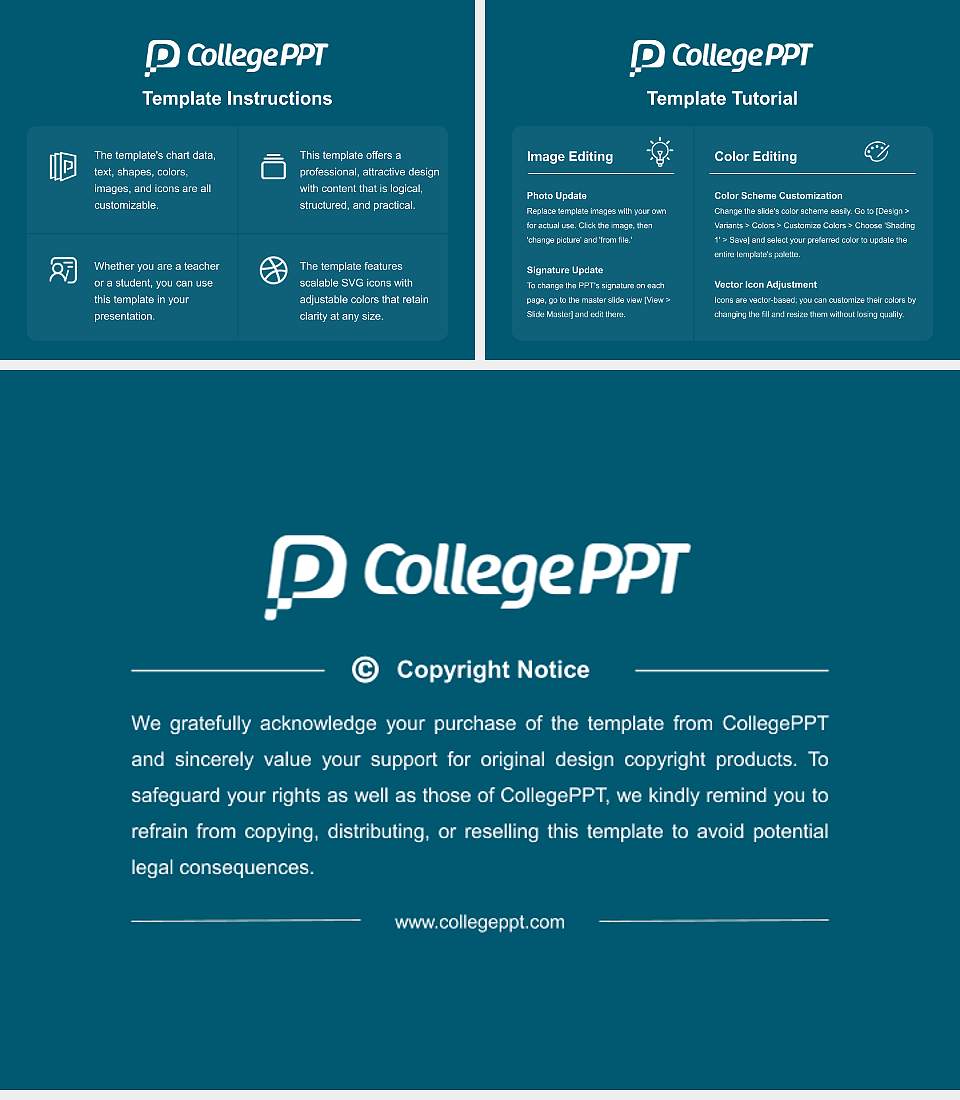 Yong-In University Course/Courseware Creation PPT Template4:3 ratio PPT effect preview image5