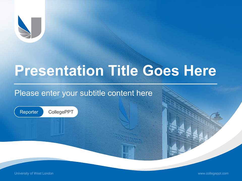 University of West London Lecture Sharing and Networking Event PPT Template4:3 ratio PPT effect preview image4