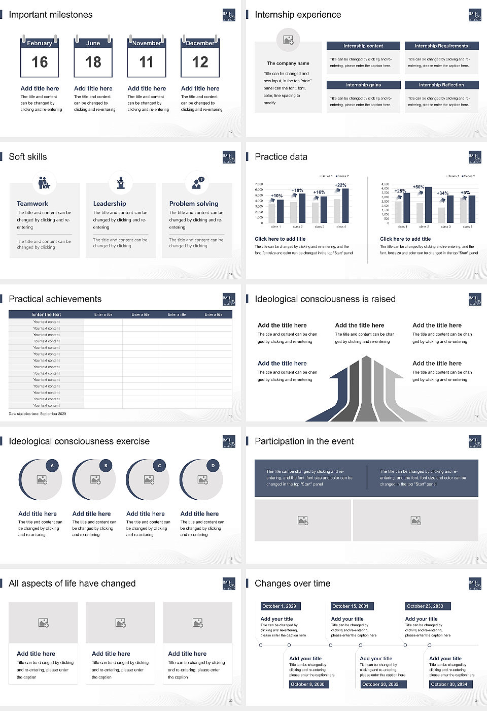 Bath Spa University National Scholarship Defense PPT Template_Slide preview image3