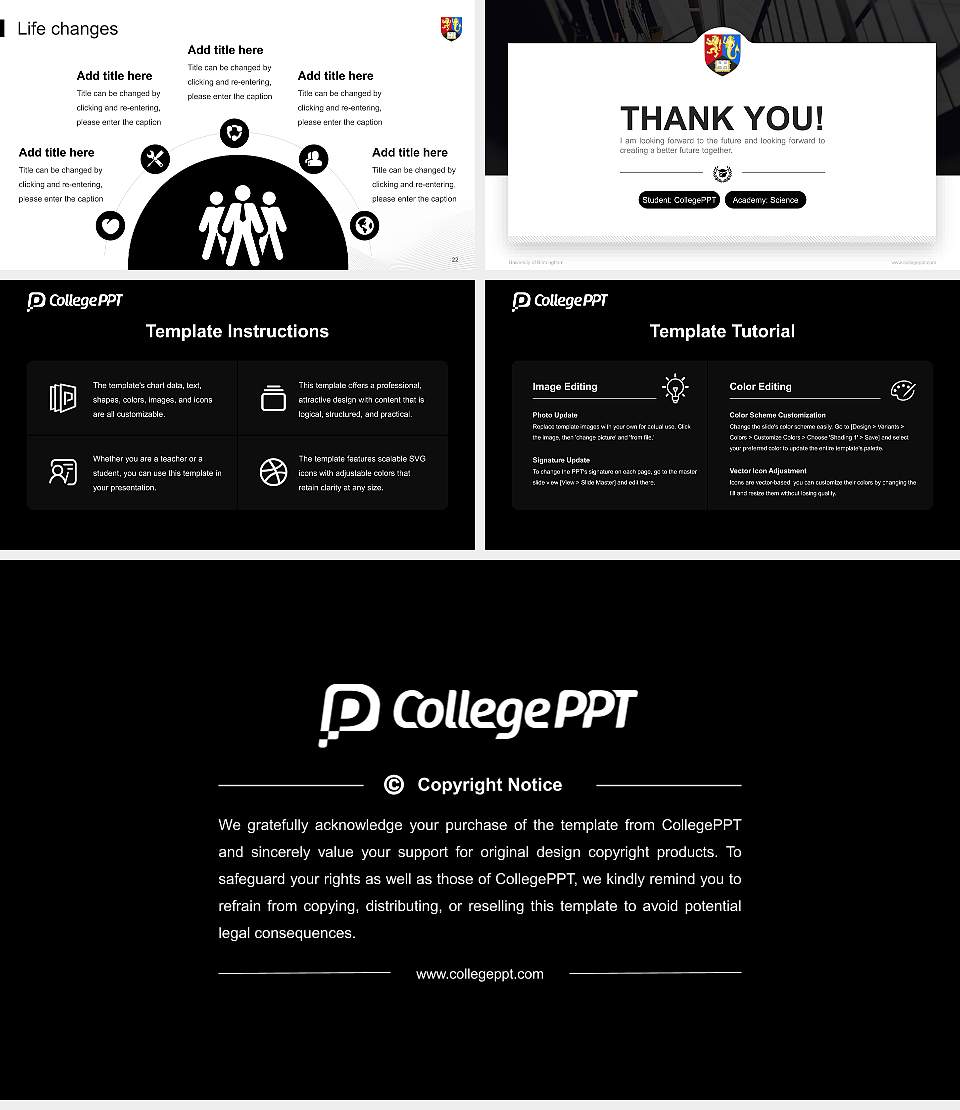 University of Birmingham National Scholarship Defense PPT Template16:9 ratio PPT effect preview image4