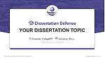 Fujita Health University Graduation Thesis Defense PPT Template