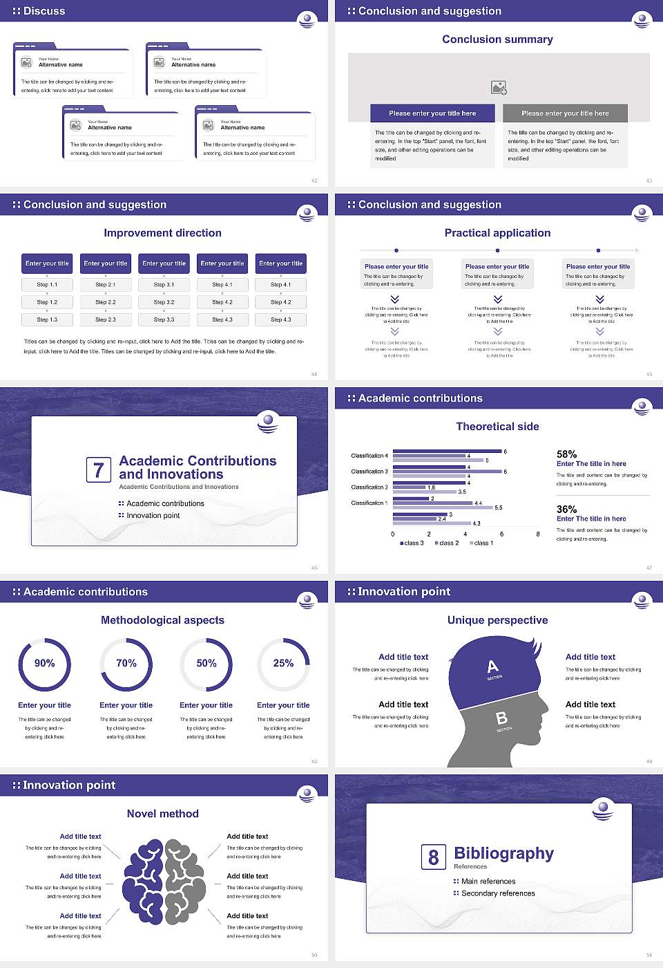 Fujita Health University Graduation Thesis Defense PPT Template16:9 ratio PPT effect preview image6