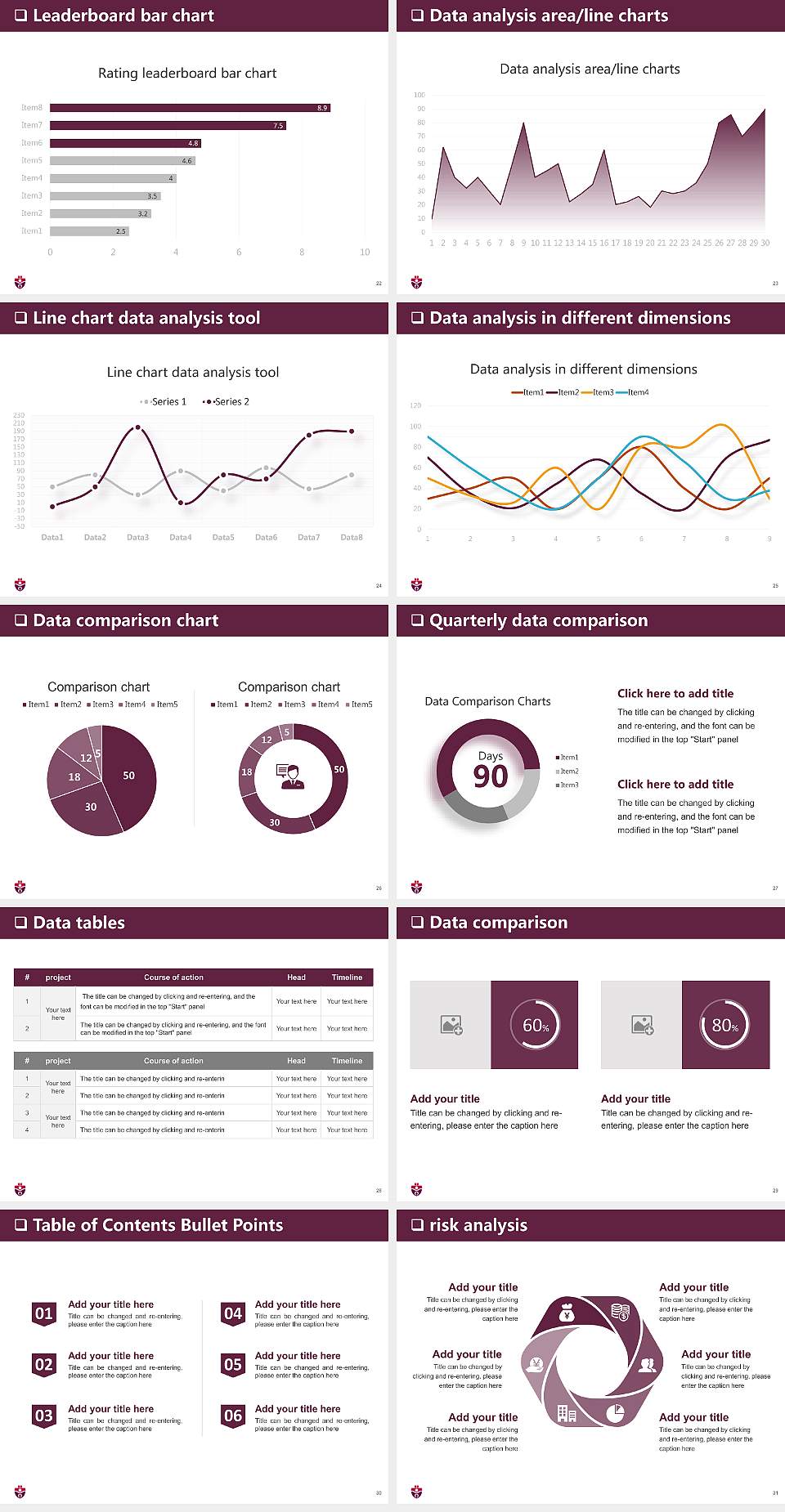 Saint Mary’s University General Purpose PPT Template4:3 ratio PPT effect preview image4