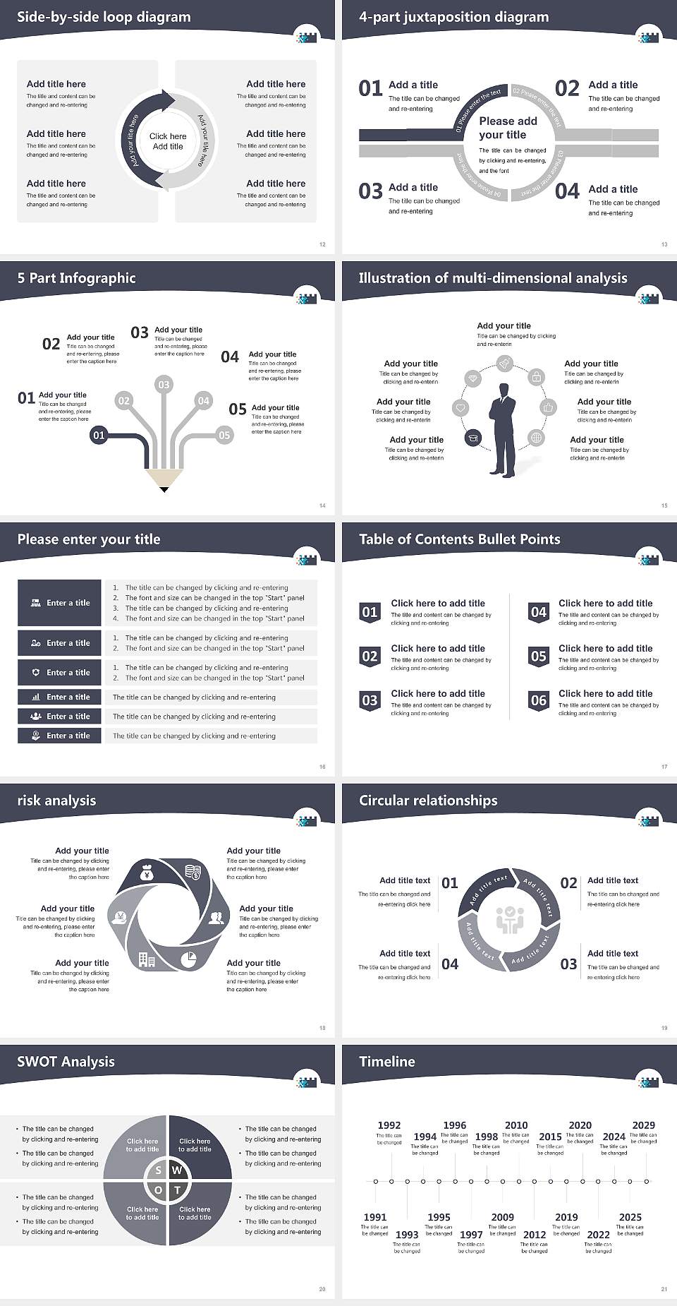 Royal Roads University Academic Presentation/Research Findings Report PPT Template4:3 ratio PPT effect preview image3