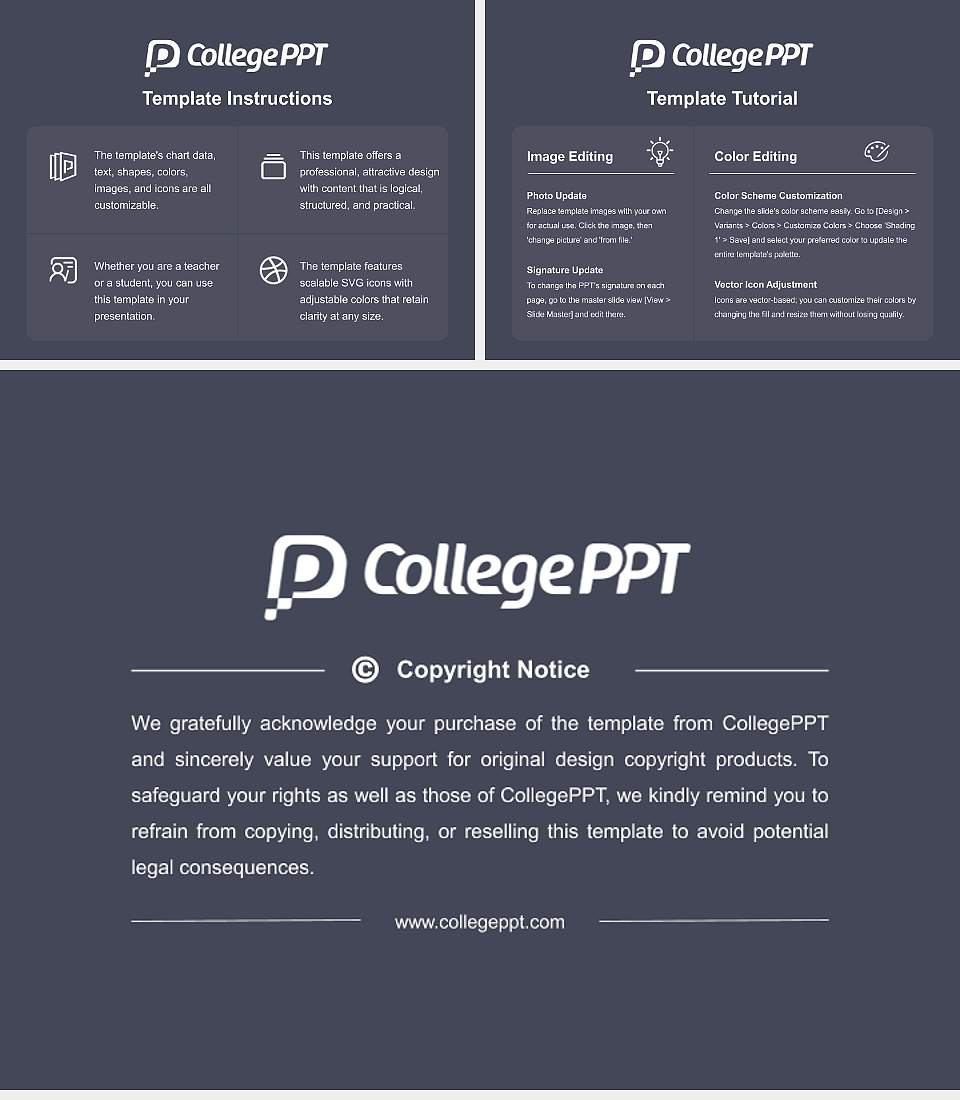 Royal Roads University Academic Presentation/Research Findings Report PPT Template4:3 ratio PPT effect preview image5