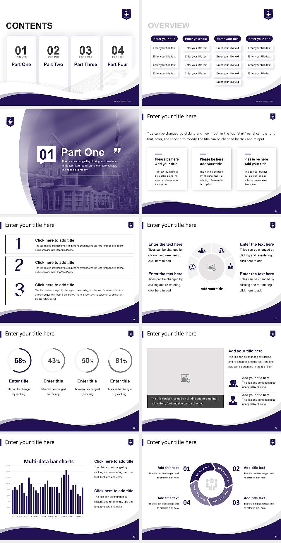 Tyndale University Lecture Sharing and Networking Event PPT Template4:3 ratio PPT effect preview image2