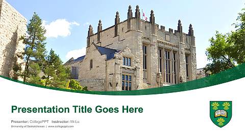 University of Saskatchewan Course/Courseware Creation PPT Template