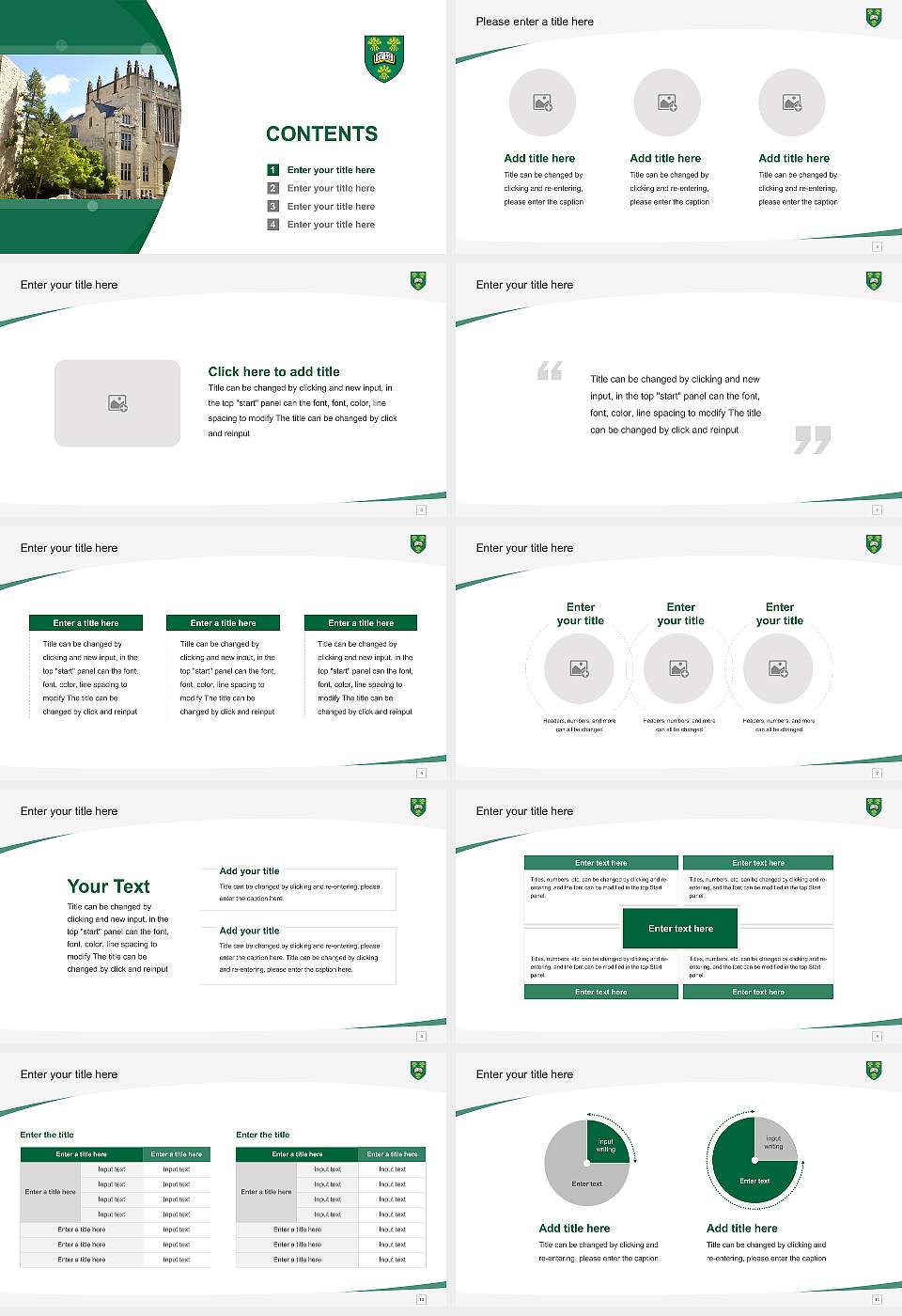 University of Saskatchewan Course/Courseware Creation PPT Template16:9 ratio PPT effect preview image2