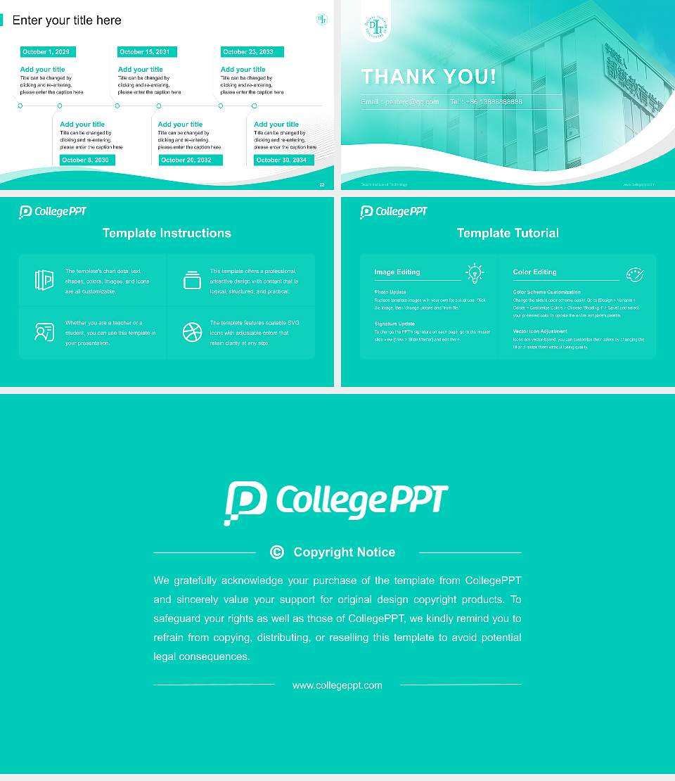 Daiichi Institute of Technology Lecture Sharing and Networking Event PPT Template16:9 ratio PPT effect preview image4