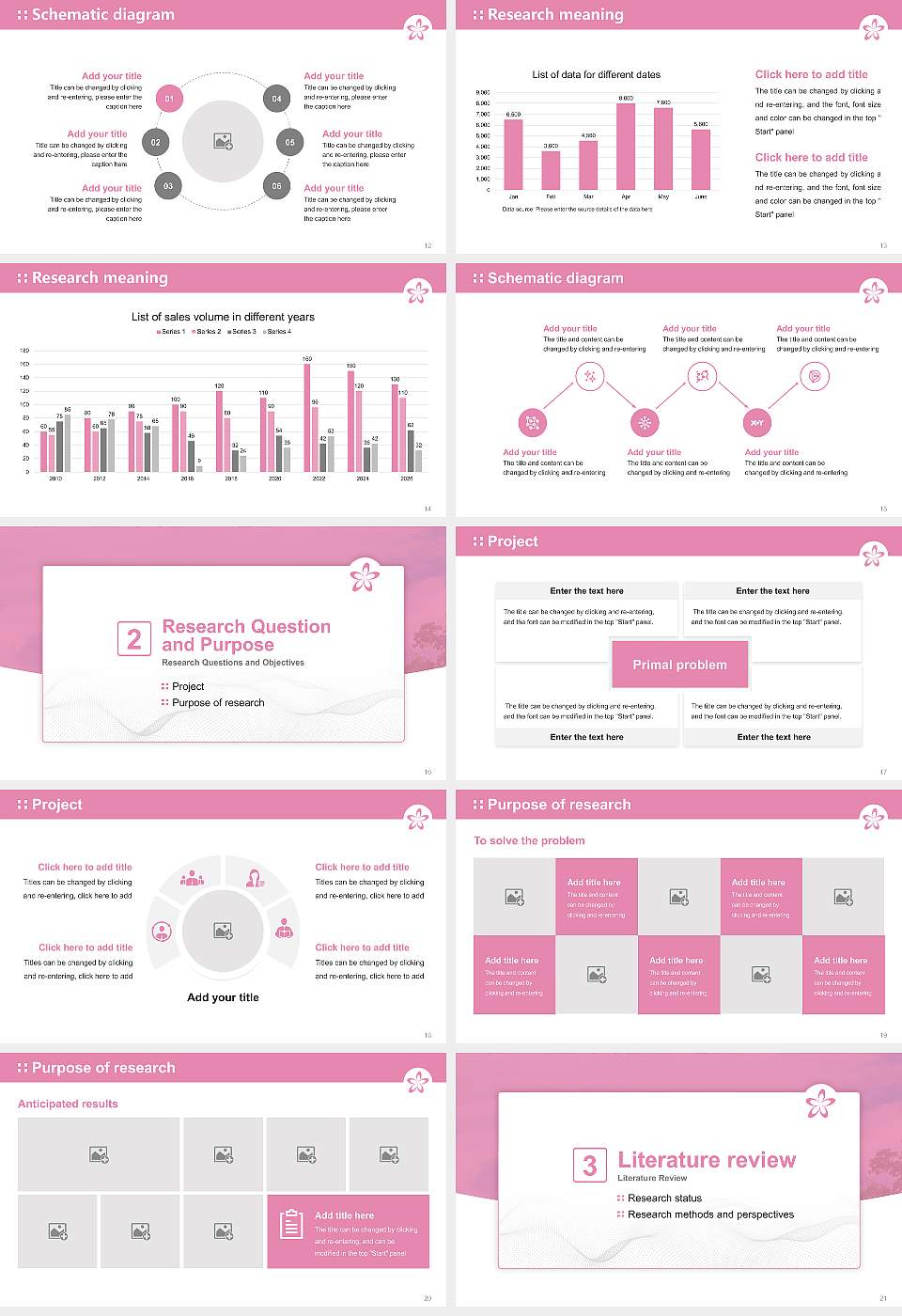 Fukuyama Heisei University Graduation Thesis Defense PPT Template16:9 ratio PPT effect preview image3