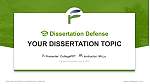 Fukushima University Graduation Thesis Defense PPT Template
