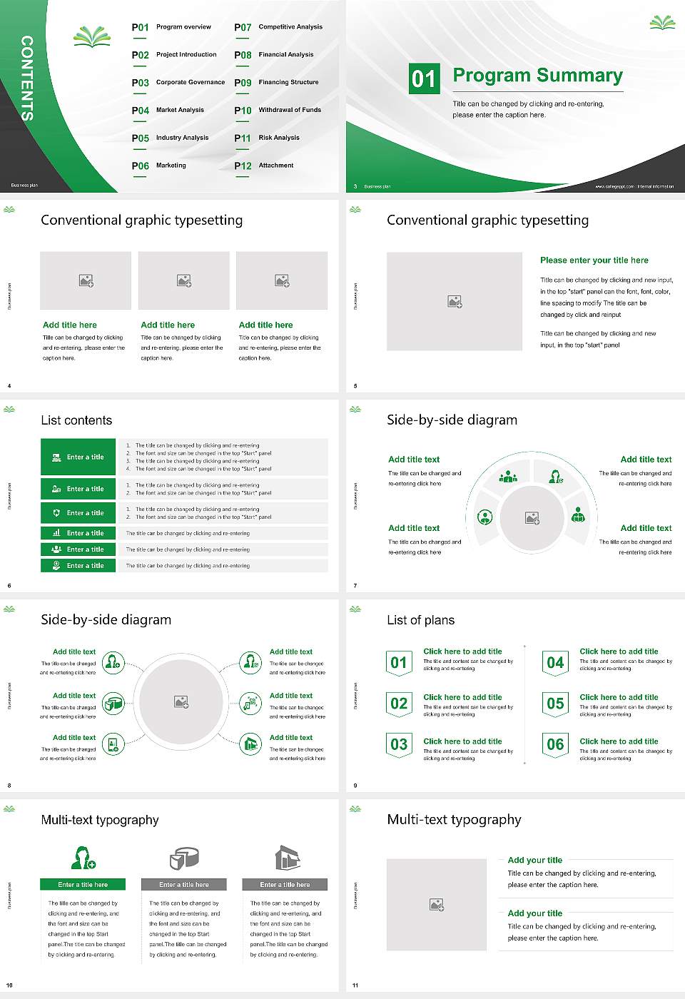 Akita University Competition/Entrepreneurship Contest PPT Template16:9 ratio PPT effect preview image2