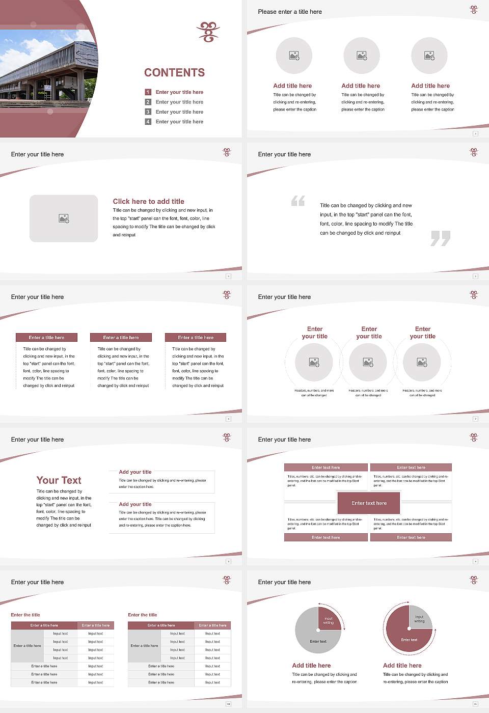 Aichi University of The Arts Course/Courseware Creation PPT Template16:9 ratio PPT effect preview image2