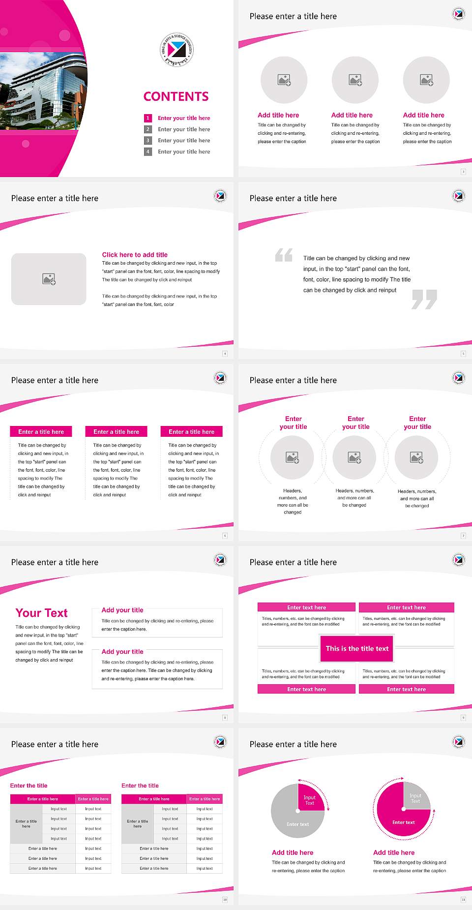 Yong-in Songdam College Course/Courseware Creation PPT Template4:3 ratio PPT effect preview image2